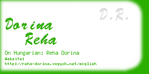 dorina reha business card